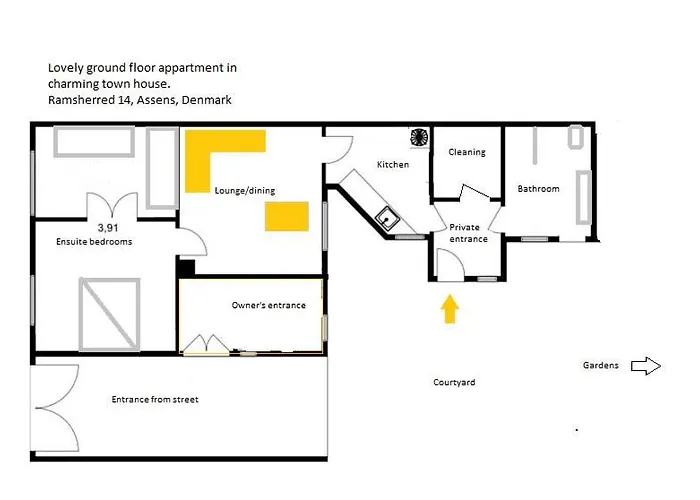 Appartement Lovely In Charming Town House